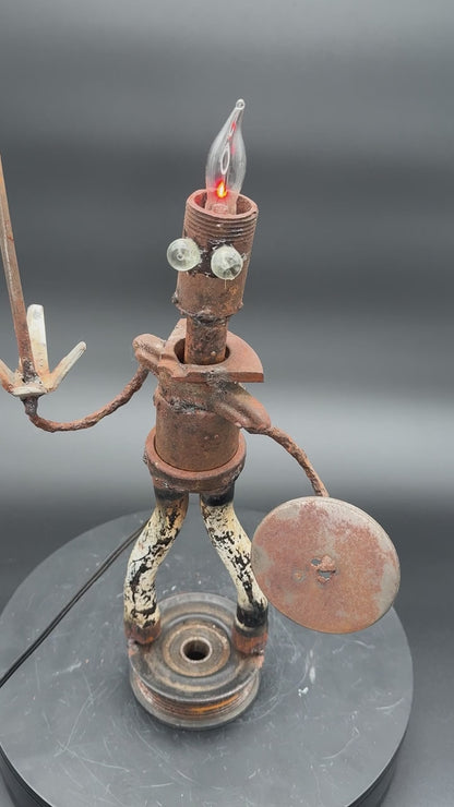 Adventurer – Original Robot Art Lamp and Sculptural Lighting